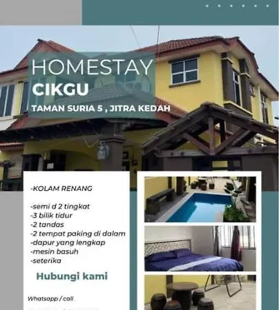Rumah Cikgu 3Bilik Tidur Jitra Exterior photo