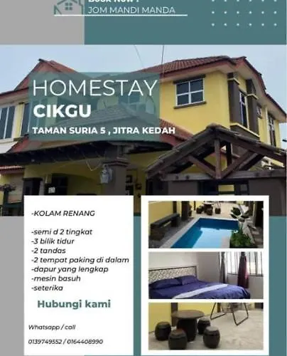 Rumah Cikgu 3Bilik Tidur