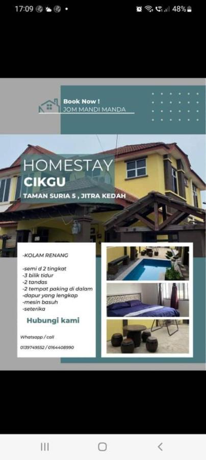 Holiday home Rumah Cikgu 3bilik Tidur